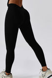POSHOOT  AUTUMN OUTFITS    Wide Waistband Slim Fit Back Pocket Sports Leggings