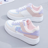 POSHOOT Summer Women Sneakers White Tennis Women Shoes Canvas Slip On Female Row Shoes Platform Flats Casual Ladies Vulcanize Shoes