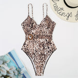 POSHOOT Bodysuit Sexy Leopard Swimwear Women 2022 New One Piece Swimsuit Belt Monokini Beach Swimming Suit Famale Wear Brazilian Summer