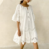 Poshoot 2022 Spring And Summer New Dress Ins Wind Blogger Temperament Lady Holiday Dress