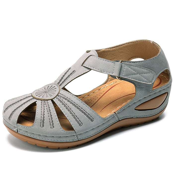 POSHOOT Women Sandals 2022 New Summer Shoes Woman Soft Bottom Wedges Shoes For Women Platform Sandals Heels Gladiator Sandalias Mujer