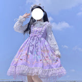 POSHOOT 2022 Japanese Lolita Style Harajuku Gothic Bandage Bow Patchwork Girl Cosplay Kawaii Ruffles Sleeveless Party Camisole Dress