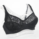 Poshoot  Bras For Women Lace Bra Large Plus Size Ladies  Underwear Bralette Lingerie Tops 34-44  B C D DD E F Cup