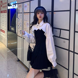 POSHOOT Elegant Party Dress Women Long Sleeve Sweet Empire High Street Mini Dress Gothic Y2k Dress Korean Summer 2022 Female Outfits