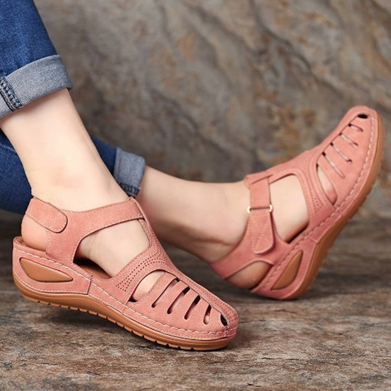 POSHOOT Women Sandals New Summer Shoes Woman Plus Size 44 Heels Sandals For Wedges Chaussure Femme Casual Gladiator Platform Shoes Talon