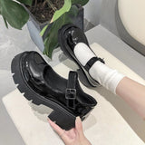 POSHOOT Low Heel Women Shoes Models Mary Jane Shoes Women's Japanese High Heels Platform Shoes Harajuku Vintage Lolita Shoes Heels