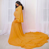 Poshoot  2023 Maternity Photo Shoot Long Dresses Baby Shower Dresses for Women Stretchy Pregnant Woman Photography Props  Clothes