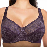 Poshoot  Bras For Women Lace Bra Large Plus Size Ladies  Underwear Bralette Lingerie Tops 34-44  B C D DD E F Cup