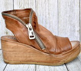 POSHOOT Women Summer Sandals Mid Heels Wedges Shoes Ladies Vintage PU Leather Plus Size Sandalias Mujer  Feminino
