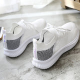POSHOOT Summer Women Shoes Mesh Light Breathable Women Sneakers Flats Casual Female Trainers Walking Shoes Zapatillas Mujer