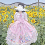 POSHOOT Sweet Kawaii Lolita Style Women Dresses 2022 Summer Fashion Fresh Gauze Lace Peter Pan Collar Butterfly Sleeve Lady Dress Female