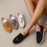 POSHOOT Termainoov Womnen Flats Mules Slip-On Big Size Classic Women Casual Shoes Soft Walking Flat Mens Shoes