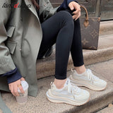 POSHOOT Women Lolita Sneakers Cartoon Patchwork Heart Black Blue Shoes Brand Breathable Thick Heels Sneakers Casual Shoes Platform 2022