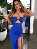 Poshoot Sleeveless Sexy Female Midi Backless Dresses Slim Night Club Party Women's Dress Bodycon Vestidos Elegantes Para Mujer