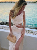 2023 Summer Hollow Out Spaghetti Strap Midi Dress Solid Basic Sleeveless Backless Hot  Beach Party Bodycon Dresses