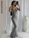 Poshoot  Strap Backless Long Maxi Dresses Party Club Vacation Outfits For Women Sexy Casual Summer Dress 2022  C85CZ24