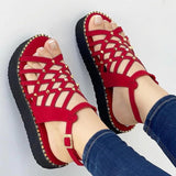 POSHOOT Women Sandals Lightweight Platform Sandals For Summer Shoes Women Heels Sandals 2022 Casual Chaussure Femme Flat Heel Sandalias