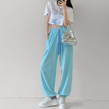 POSHOOT 2022 Summer Personality Streetwear High Elastic Waist Loose Casual Pants Women Hip Hop Style Sweatpants Fashion Lantern Trousers