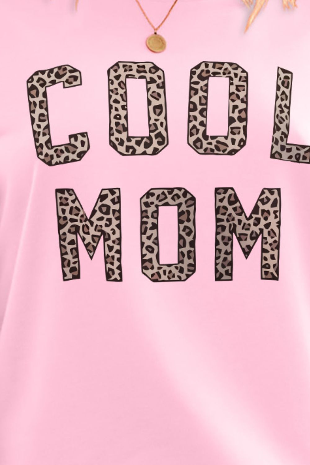 Back to school  COOL MOM Graphic Drop Shoulder Sweatshirt