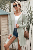 POSHOOT AUTUMN OUTFITS   Double Take Button Down Long Sleeve Longline Cardigan