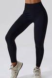 POSHOOT  AUTUMN OUTFITS    Slim Fit Wide Waistband Long Sports Leggings
